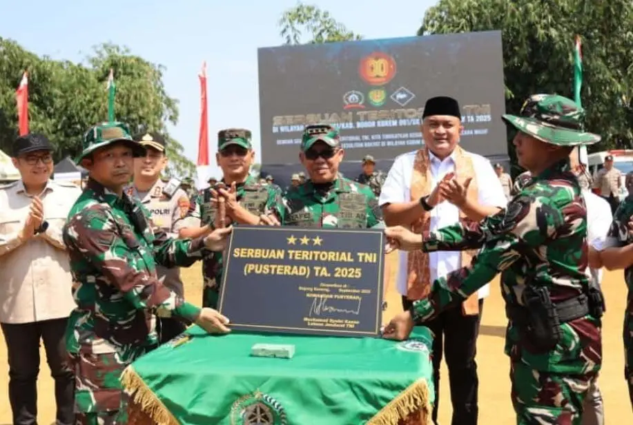 Sinergi TNI dan Pemkab Bogor, Serbuan Teritorial 2025 Resmi Ditutup di Desa Bojong Koneng