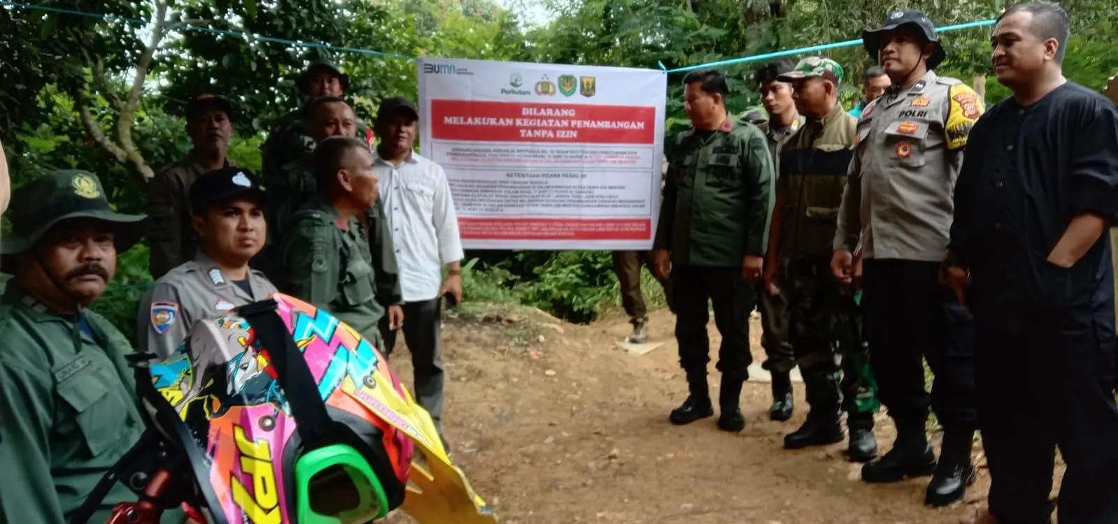 Sukabumi Rawan Bencana, Hutan Produksi Malah Jadi Sasaran Galian Tambang Emas  ilegal