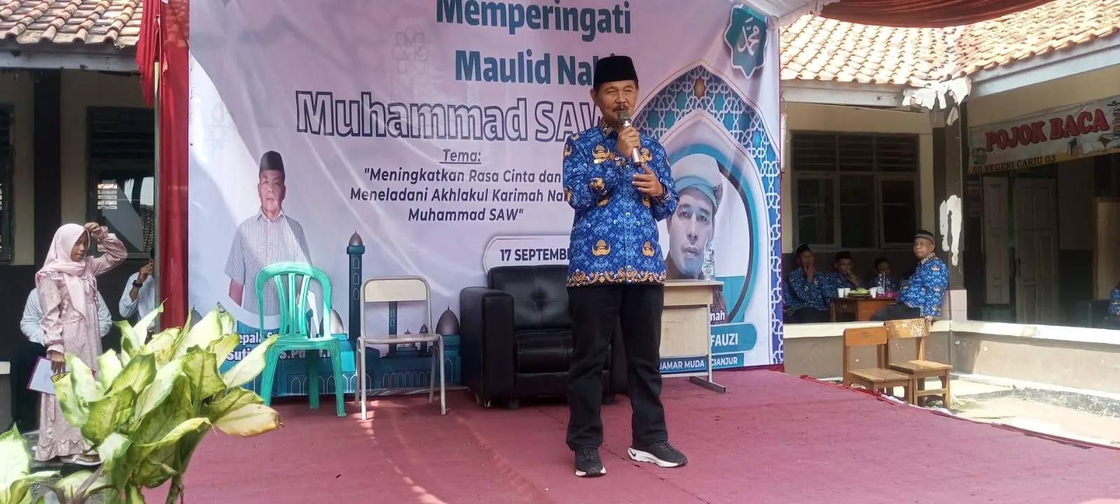 Maulid Nabi di SDN Cariu 03: Semangat Cinta Rasul Menggelora