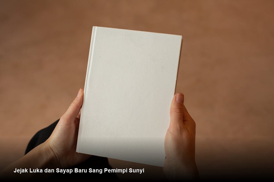 Siluet seseorang berdiri di tepi tebing saat matahari terbit, memandang cakrawala luas dengan tangan terbuka.