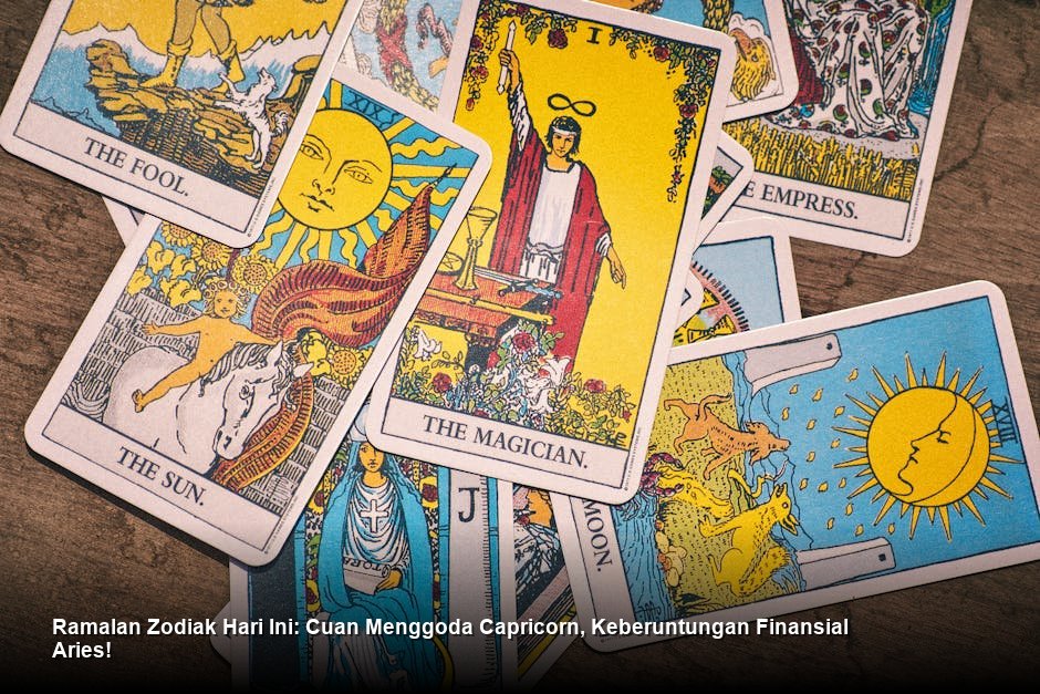 Ramalan Zodiak Hari Ini: Cuan Menggoda Capricorn, Keberuntungan Finansial Aries!