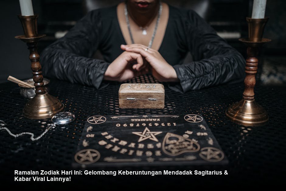 Ramalan Zodiak Hari Ini: Gelombang Keberuntungan Mendadak Sagitarius & Kabar Viral Lainnya!