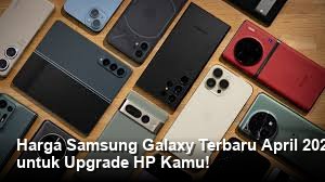 Tampilan elegan Samsung Galaxy terbaru dengan bezel tipis memamerkan layar yang cerah, diletakkan di atas meja minimalis dengan pencahayaan studio yang tajam.