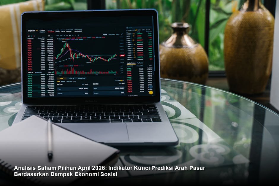 Visualisasi chart saham berwarna hijau yang menunjukkan tren kenaikan stabil di atas rata-rata bergerak jangka panjang, mencerminkan optimisme pasar.